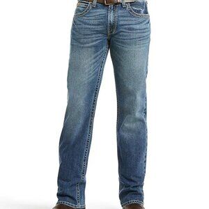 Ariat M5 Men's Stretch Adkins Stackable Straight Leg Jeans Size 34 Blue
